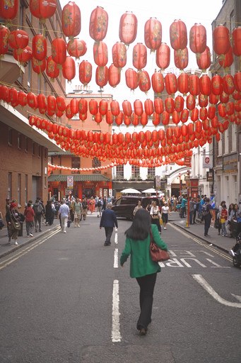 The same street rendered with Instant